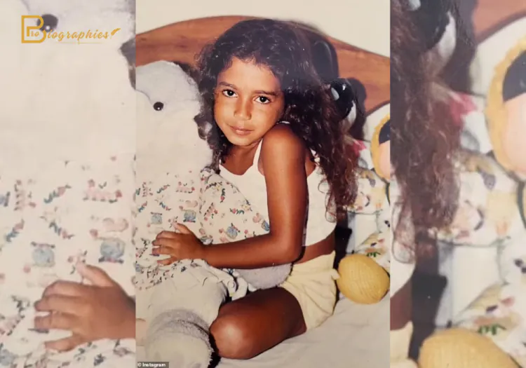 Anitta in childhood