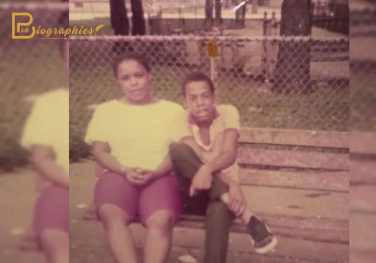 Jay-z as child with mother