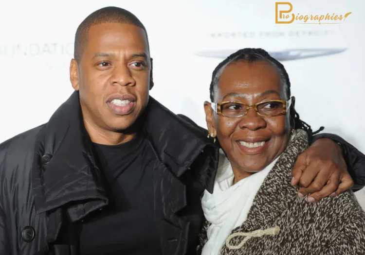 Jay-z with his mother