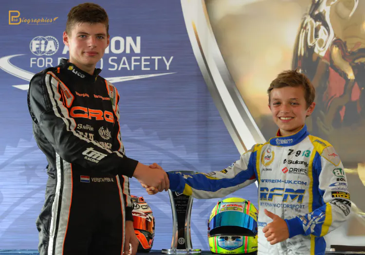 lando norris Beginning of Career