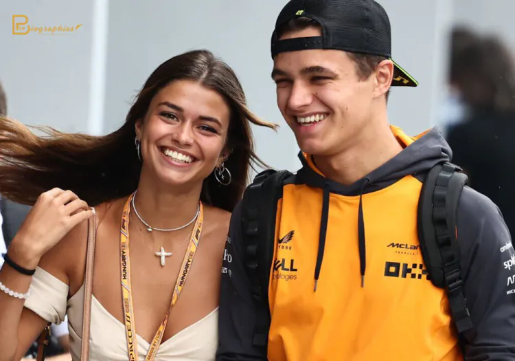 lando norris with Luisa Oliveira