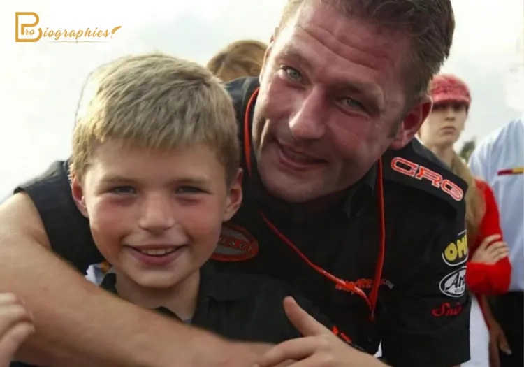 Max Verstappen with father